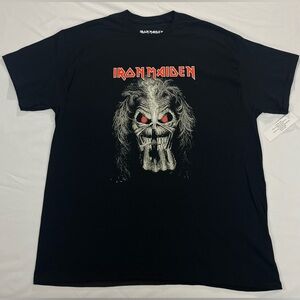 Iron Maiden Graphic Tee, Middle Finger (80’s Band Tour T-Shirt) New With Tags